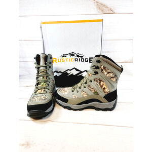 Rustic Ridge Hunting Boots Real Tree Camo size 11.5 M style 1742275 NEW